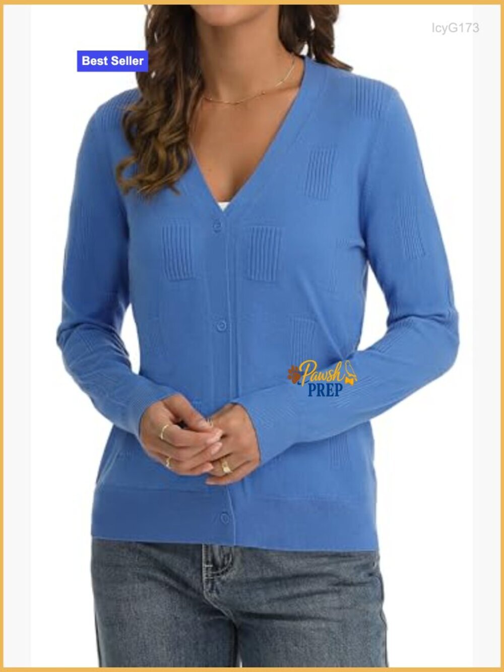 Lightweight Ribbed Knit Cardigan V Neck Button Down Long Sleeve Solid Layering - Picture 2 of 7